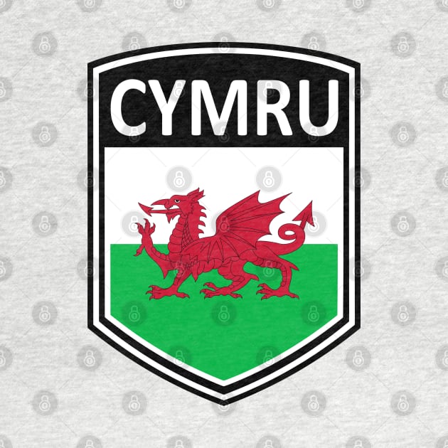 Flag Shield - Cymru by Taylor'd Designs